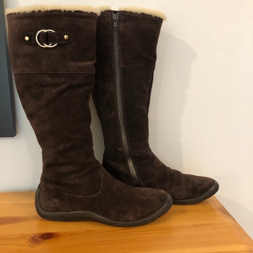 Cole Haan Waterproof Suede Boots-only worn 2x